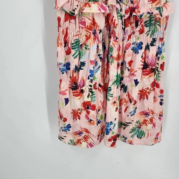 NSR‎ Women's Teddi Floral Blouson Strappy Dress In Multi Size M NWT - Picture 5 of 12